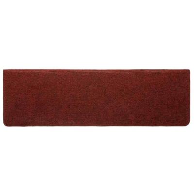 Trapmatten 5 st 65x21x4 cm naaldvilt bordeauxrood Trapmatten 5 st 65x21x4 cm naaldvilt bordeauxrood