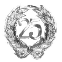 Wanddecoratie 25 Jaar - thumbnail