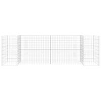 Gabion plantenbak H-vormig 260x40x80 cm staaldraad - thumbnail