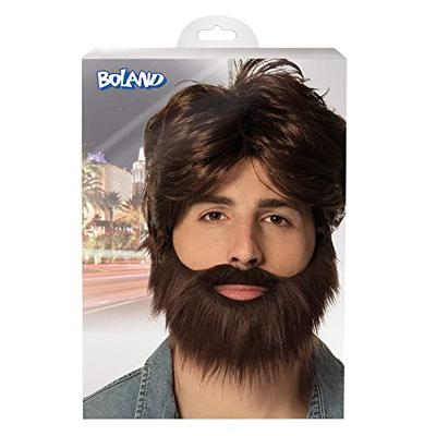 Boland Pruik met baard en snor