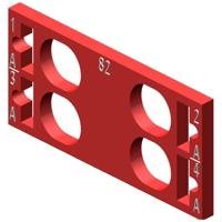 Siemens 6ES71936CP822AB0 6ES7193-6CP82-2AB0 PLC-kleurcoderingschild - thumbnail