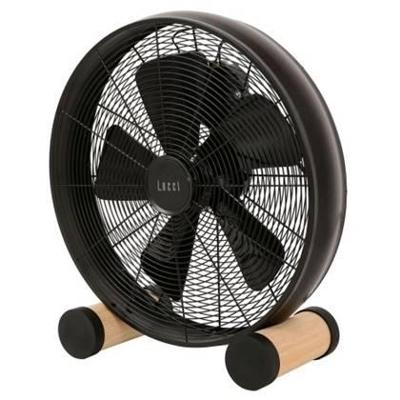 Lucci AIR Breeze Vloerventilator 60 W (Ø x h) 40 cm x 460 mm Zwart, Hout Met wintermodus