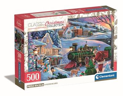 Clementoni legpuzzel kersttrein - 500st.