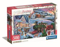Clementoni legpuzzel kersttrein - 500st. - thumbnail
