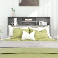 Hoofdbordkast 140x19x103,5 cm grijs sonoma eikenkleurig - thumbnail