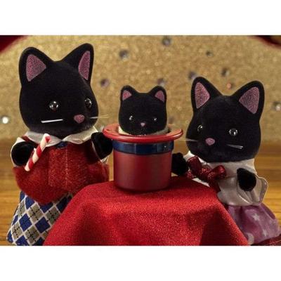 Actiefiguur Sylvanian Families 5530 SYLVANIAN FAMILIES The Magician Cat Family For Children - thumbnail