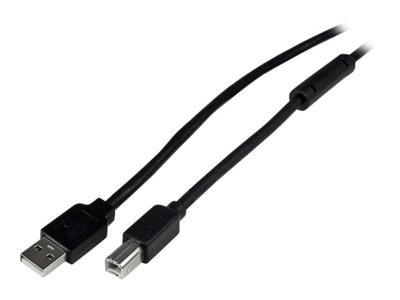 .com 20 m actieve USB 2.0 A-naar-B-kabel - MM - USB-kabel - USB type B (M) naar USB (M) - USB 2.0 - 20 m - zwart .com 20 m actieve USB 2.0 A-naar-B-kabel - MM - USB-kabel - USB type B (M) naar USB (M) - USB 2.0 - 20 m - zwart