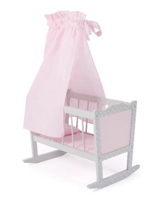 Houten Poppenwieg - Puntos Grijs