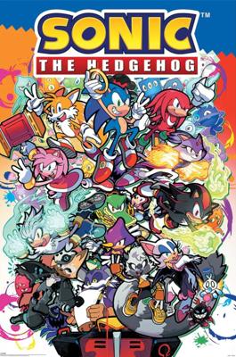Poster Sonic the Hedgehog - Comic Characters 61x91,5cm Poster Sonic the Hedgehog - Comic Characters 61x91,5cm
