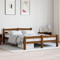Bedframe massief grenenhout honingbruin 120x200 cm - thumbnail