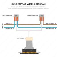 Set van 6 Chandler LED inbouwspots - GU10 4 Watt 345 Lumen - 6500K Daglicht wit - Dimbaar - Rond - Kantelbaar - IP20 Voor binnen - RVS - thumbnail