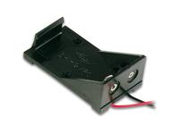 Velleman BH9V Batterijhouder Aantal cellen: 1 9V (blok) Kabel (l x b x h) 55 x 31 x 20 mm - thumbnail