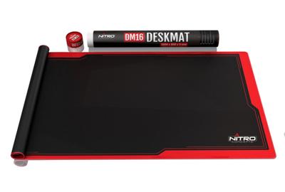 Nitro Concepts DM16 Gaming muismat Zwart, Rood - thumbnail
