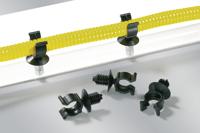 HellermannTyton 151-14313 CTC7.5FT6LG-HIRHS-BK Houder voor beschermslang Zwart 1 stuk(s) - thumbnail