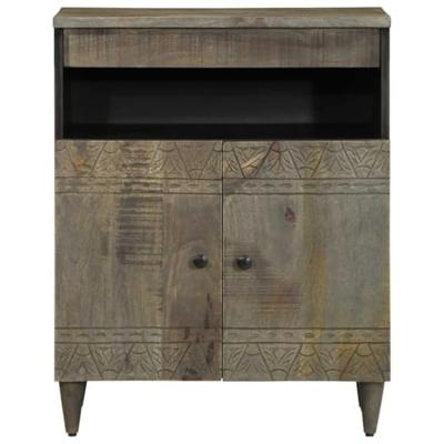 Dressoir 60x33x75 cm massief mangohout