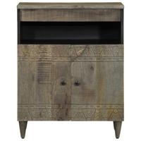 Dressoir 60x33x75 cm massief mangohout - thumbnail