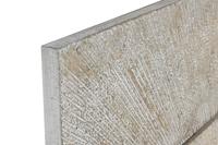 Wanddecoratie Home ESPRIT Wit Gouden Modern Decapé 120 x 3,5 x 120 cm - thumbnail