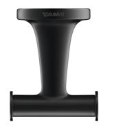 Duravit Starck T Handdoekhaak Dubbel 6x7,6x5 cm Mat Zwart - thumbnail