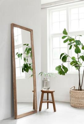 DTP Home Spiegel 'Metropole' Teakhout, 180 x 65cm