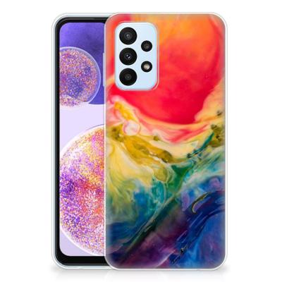 Smartphone hoesje Samsung Galaxy A23 Watercolor Dark Smartphone hoesje Samsung Galaxy A23 Watercolor Dark
