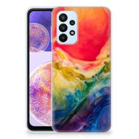 Smartphone hoesje Samsung Galaxy A23 Watercolor Dark - thumbnail