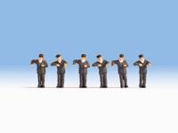 NOCH 15281 H0 Machinisten stoomlocomotief figuren Geverfd, Staand - thumbnail