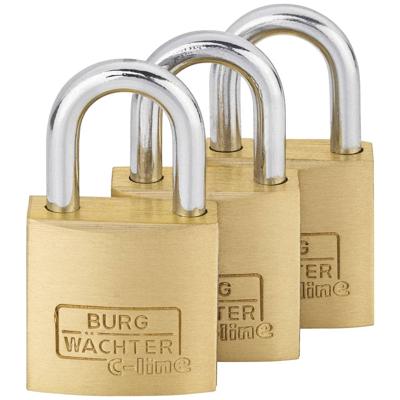 Burg Wächter 29921 Hangslot 20 mm Gelijksluitend Messing Sleutelslot