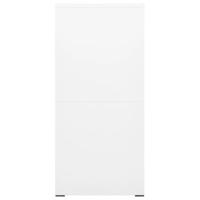 Archiefkast 46x62x133 cm staal wit - thumbnail