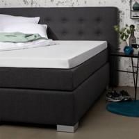 Presence Topper Hoeslaken Percale Katoen - Wit 160 x 210/220 cm - thumbnail