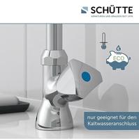 Koudwaterkraan Wastafel Schütte Carneo Hoog Model met Zwaaibare Uitloop Chroom Schütte - thumbnail
