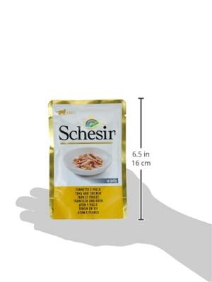 SCHESIR in jelly Tuna with chicken - nat kattenvoer - 85 g