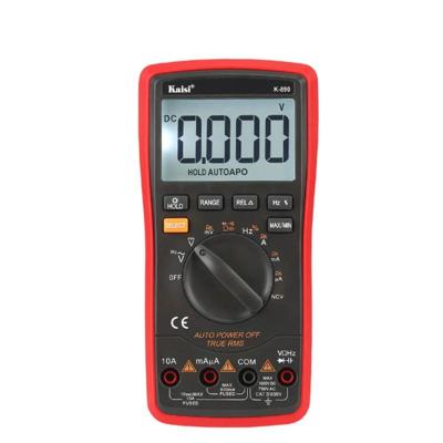 K-890 professionele LCD digitale multimeter elektrische handheld digitale multimeter tester