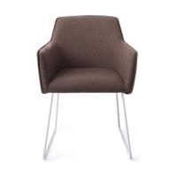 Jesper Home Eetkamerstoel 'Hofu' Slide White, kleur Potters Clay - thumbnail