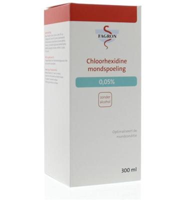 Fagron Chloorhexidine mondspoeling 0.05% 300 Milliliter