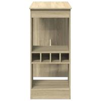 Bartafel met rekken 90x47,5x103,5 cm bewerkt hout sonoma eiken - thumbnail