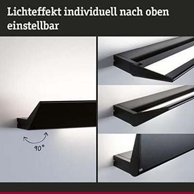 Paulmann Ranva 79505 Wandlamp 13 W LED Zwart (mat)