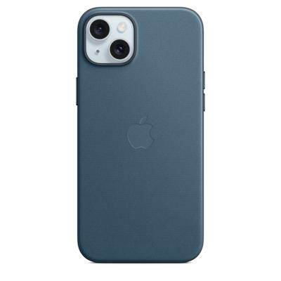 Apple Finewoven Case Backcover Apple iPhone 15 Plus Pacific-blauw Inductieve lading, Stootbestendig Apple Finewoven Case Backcover Apple iPhone 15 Plus Pacific-blauw Inductieve lading, Stootbestendig
