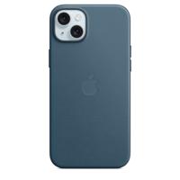 Apple Finewoven Case Backcover Apple iPhone 15 Plus Pacific-blauw Inductieve lading, Stootbestendig - thumbnail