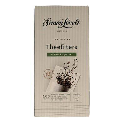 Theefilter 1 kop papier 100 Stuks