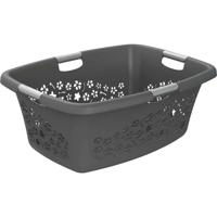 Rotho Flowers Wasmand 50L Antraciet - thumbnail