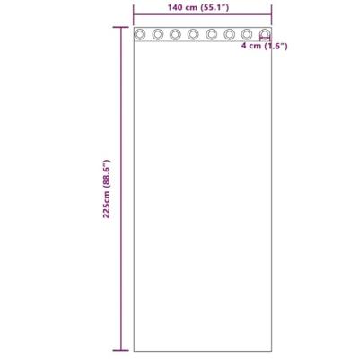 VidaXL Verduisterende gordijnen 2 pcs donkergroen 140 x 225 cm fluweel