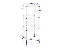 Leifheit 81455 Classic Tower 340 Droogtoren 146x69x73 cm Blauw/Wit - thumbnail