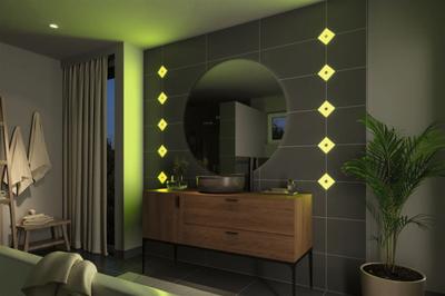 Paulmann LumiTiles Basic Set Square 10x10cm 78413 LED-paneel basisset LED 4.8 W Warmwit Wit Paulmann LumiTiles Basic Set Square 10x10cm 78413 LED-paneel basisset LED 4.8 W Warmwit Wit