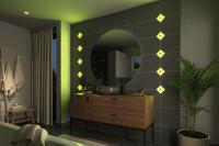 Paulmann LumiTiles Basic Set Square 10x10cm 78413 LED-paneel basisset LED 4.8 W Warmwit Wit - thumbnail