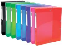 Exacompta Iderama elastobox, uit PP, rug van 4 cm, geassorteerde kleuren - thumbnail