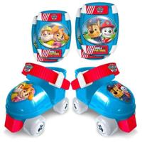 Rolschaatsen en elleboog-/kniebeschermers set - verstelbaar van 23 tot 27 - PAT PATROUILLE - PA450035 - thumbnail