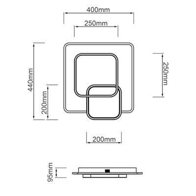 Brilliant PlafondlampRezia - G99387/75