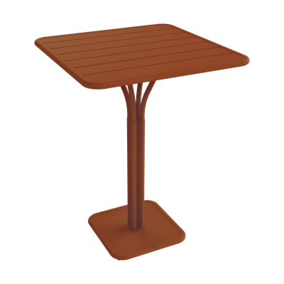 Fermob Luxembourg tuintafel hoog 80x80 cm Candied Orange
