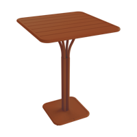 Fermob Luxembourg tuintafel hoog 80x80 cm Candied Orange - thumbnail