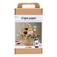 Creativ Company Hobbyset crepepapier bloemen boeket - thumbnail